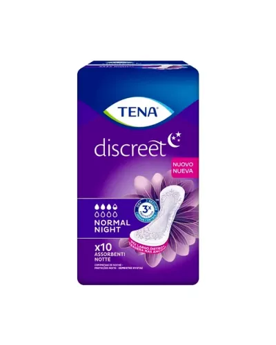 Tena Discreet Noche Normal 10U