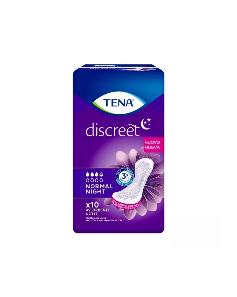 Tena Discreet Normal Night 10U