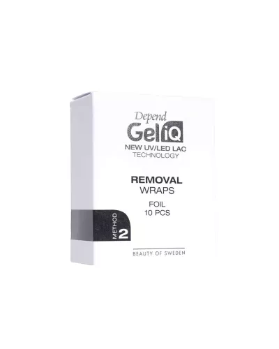 Beter Depend Gel IQ 10 Nail Polish Remover Wipes 41505