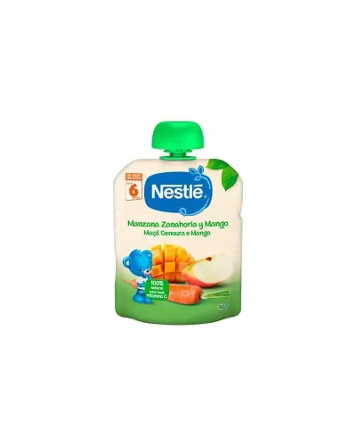 Nestle Naturnes Pomme Carotte Carotte Mangue 90g