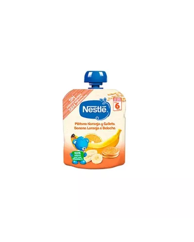 Nestle Naturnes Banane - Orange - Biscuit 6m 90g