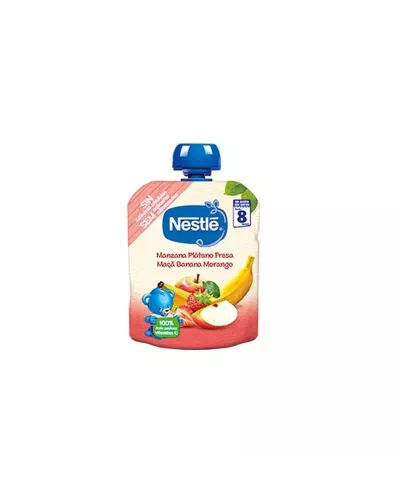 Nestle Nestlé Bolsita Manzana, Plátano y Fresa 8m 90g
