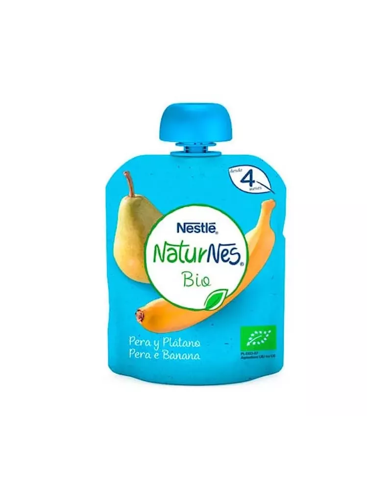 Nestlé Naturnes Bio Poire Banane Sachet 90g