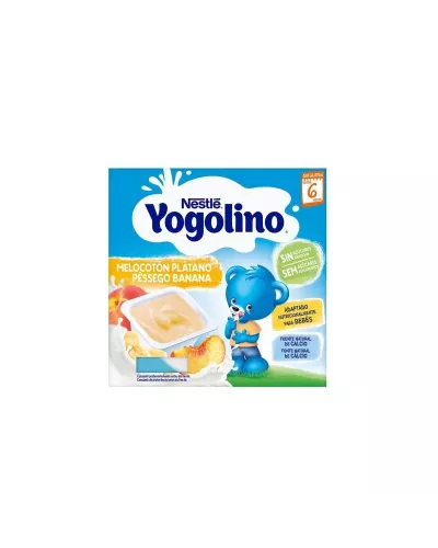 Nestle Nestlé Yogolino Melocotón y Plátano 6m 4x 100g