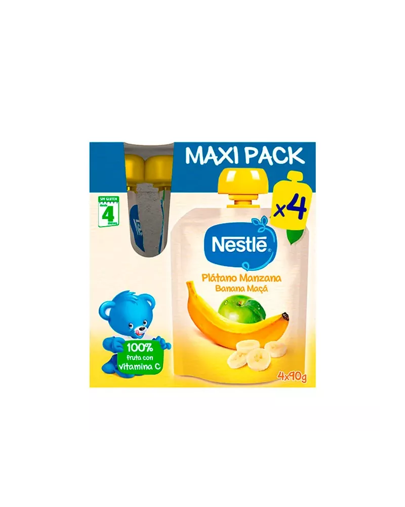 Nestlé Banana Apple Sachet 4x90g