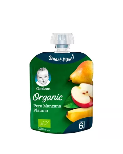Gerber Organic Poire Pomme et Banane 90g