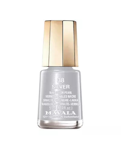 Mavala Nail Polish 38 Silver 5ml