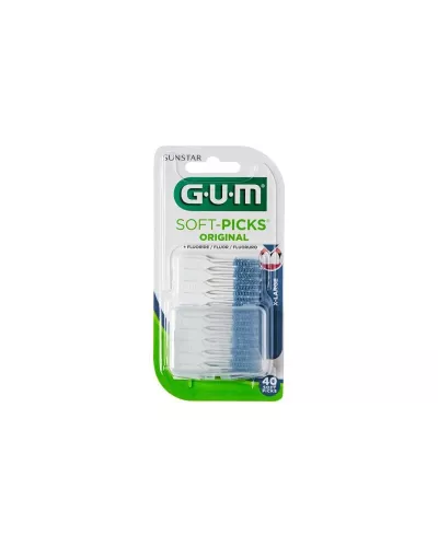 Gum Soft-Picks Filamentos Goma X-Large 40 Unidades