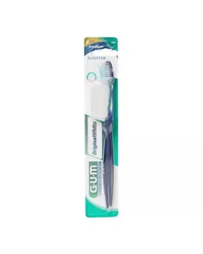 Gum Original White Brosse À Dents Medium Compacte 1 Brosse À Dents