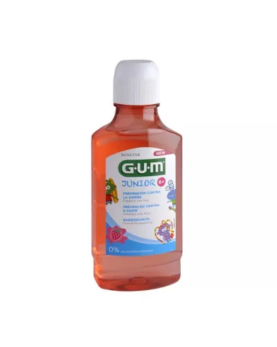 Gum Junior Colutorio Sabor Fresa 6 Años 300ml