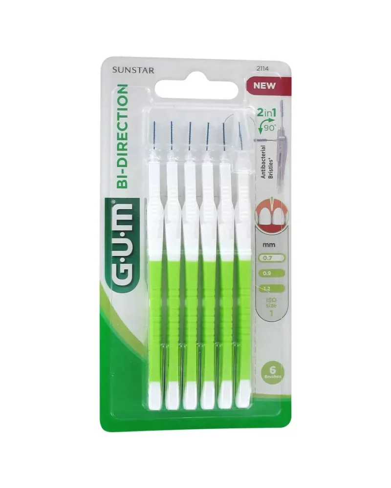 Gum Gomme Bi-Direction 0,7mm Vert