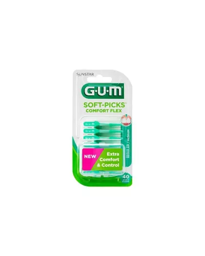 Gum Soft Picks Comfort Flex Medium 40 Unidades