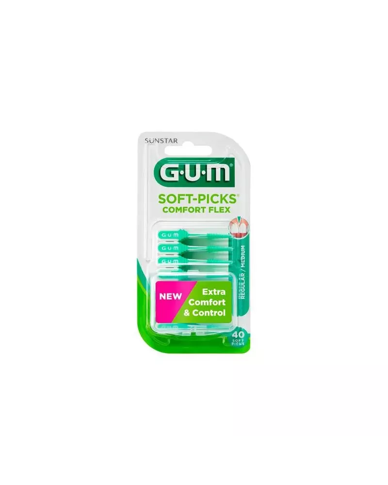 Gum Gomme À Mâcher Soft Picks Comfort Flex Reg Mint 40u