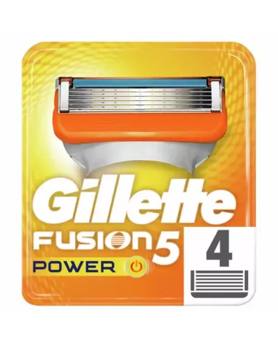 Gillette Fusion Power Recharge 4 Unités