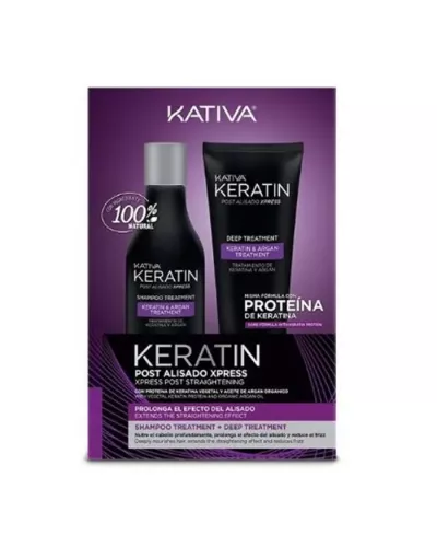 Coffret Kativa Keratina Post-alisado Xpress 2 productos