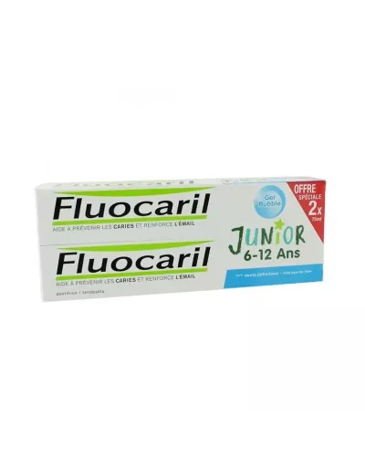 Fluocaril Junior 6-12 Años Pasta Dentífrica 2 Ud De 75ml