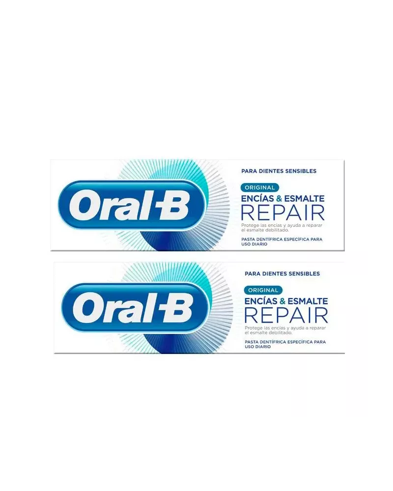 Oral B Duplo Repair Encías y Esmalte Original 2x100ml