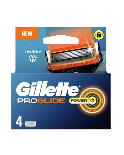 Gillette Fusion Proglide Power Cargador 4 Recambios
