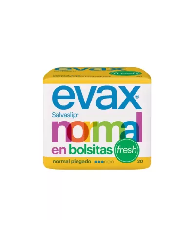 Evax Normal Fresh Protège Slip Petits Sacs 20 Unités