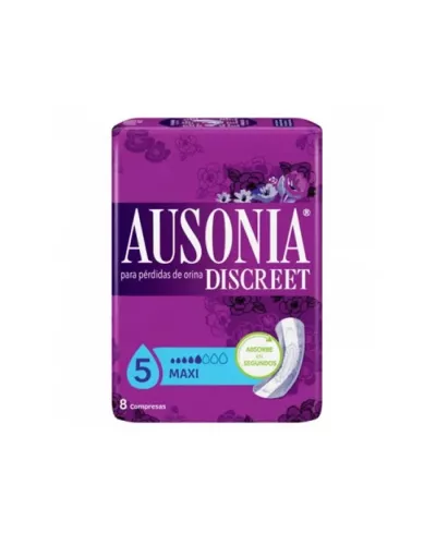 Ausonia Discreet Serviettes Pour Incontinence Maxi 8 Unités