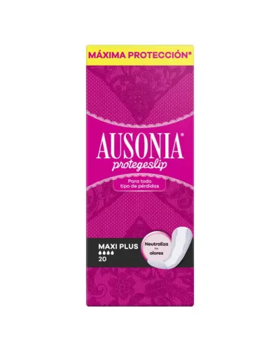 Ausonia Protegeslip Maxiplus Protège 20 Unités