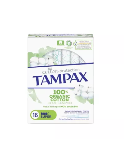 Tampax Organic Super Tampon 16 Unités