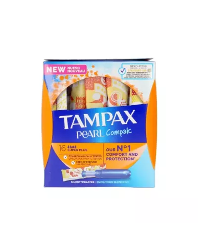Tampax Pearl Compak Super Plus Buffer 18 Units