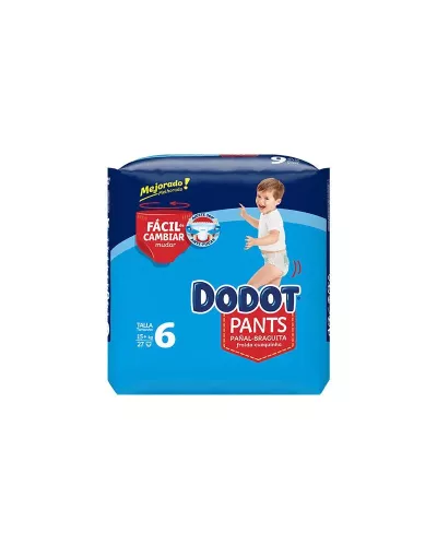P Dodot Pants Talla 6 27 unités