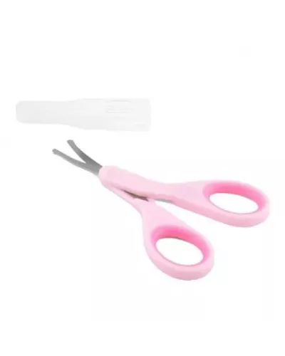 Chico Chicco Tijera De Seguridad Corta Uñas Para Recién Nacido Color Rosa