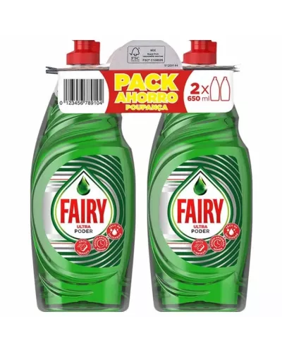 Fairy Ultra Powder 2X650ml