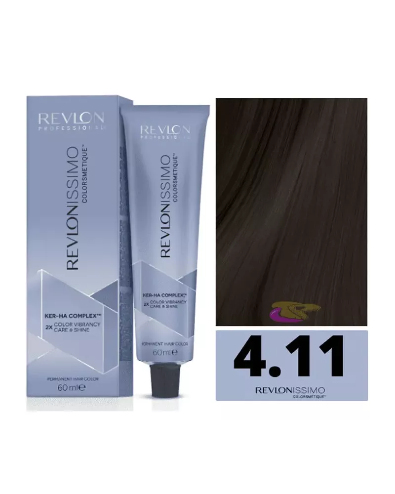 Revlon Revlonissimo Colorsmetique 4,11 Medium Chestnut Intense Ash 60ml