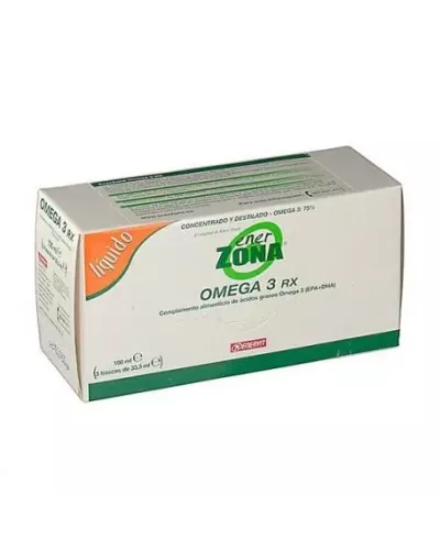 Enervit Enerzona Omega 3 Rx Complemento Alimenticio De Ácidos Grasos Aceite Pescado 3 Frascos X 33,3g