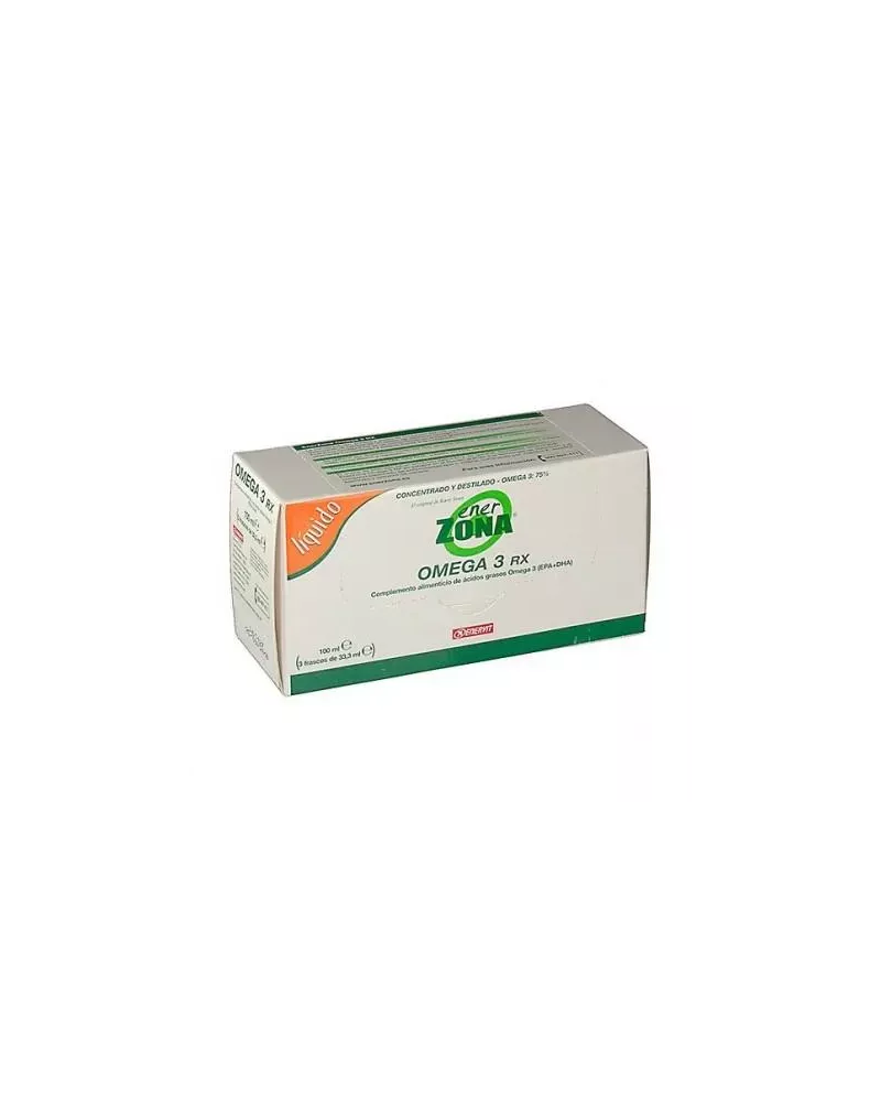 Enervit Enerzona Omega 3 Rx Complemento Alimenticio De Ácidos Grasos Aceite Pescado 3 Frascos X 33,3g