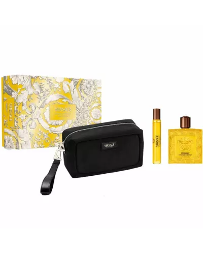 Versace Eros Energy Pour Homme Eau de Parfum Vaporisateur 100ml Gift Set 3 Items