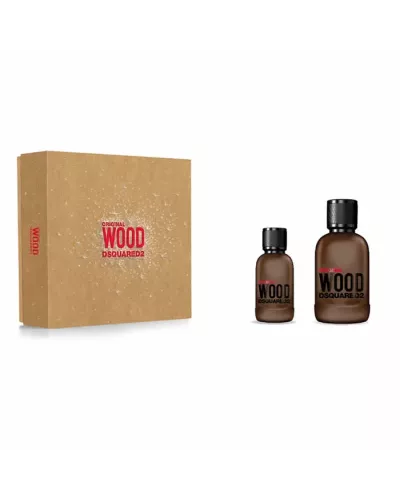 Dsquared2 Original Wood Eau de Parfum Spray 100ml Gift Set 2 Items