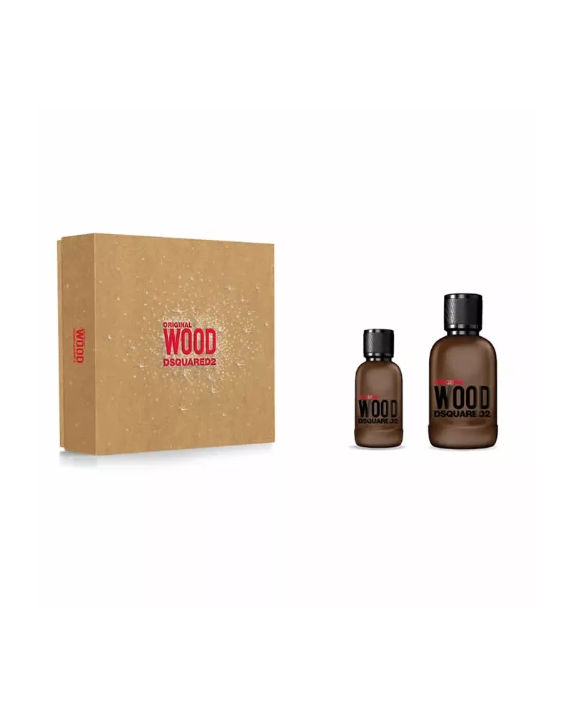 Dsquared2 Original Wood Eau De Parfum Spray 100ml Coffret 2 Produits