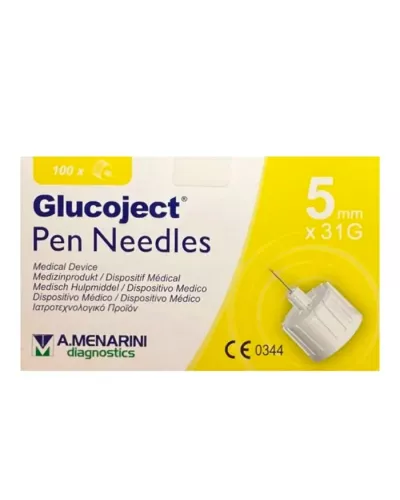 Menarini Glucoject Aiguille à Insuline 31gx5mm 100U
