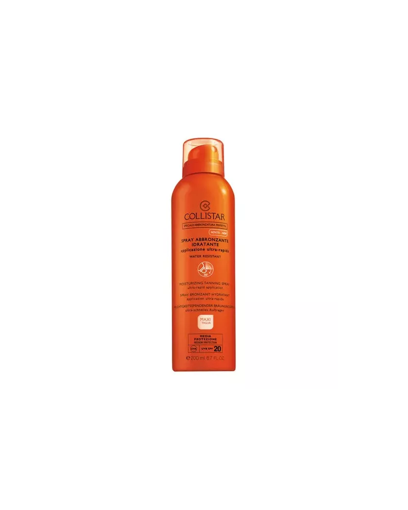 Spray Bronceador Hidratante para un Bronceado Perfecto Collistar Speciale SPF20 200ml