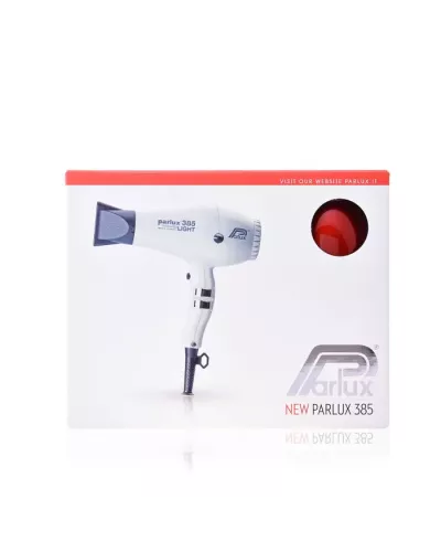 Parlux Hair Dryer 385 Powerlight Ionic & Ceramic Red
