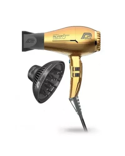 Parlux Hair Dryer Alyon Gold + Diffuseur