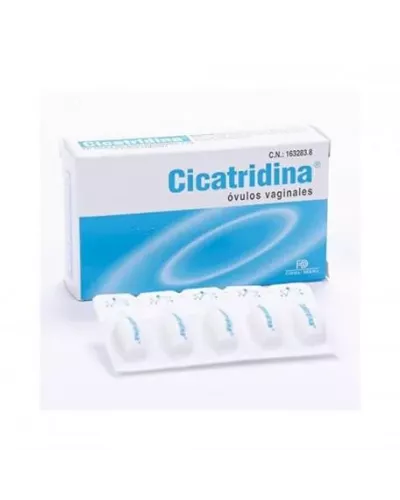Cicatridina 5mg 10 Óvulos Vaginales