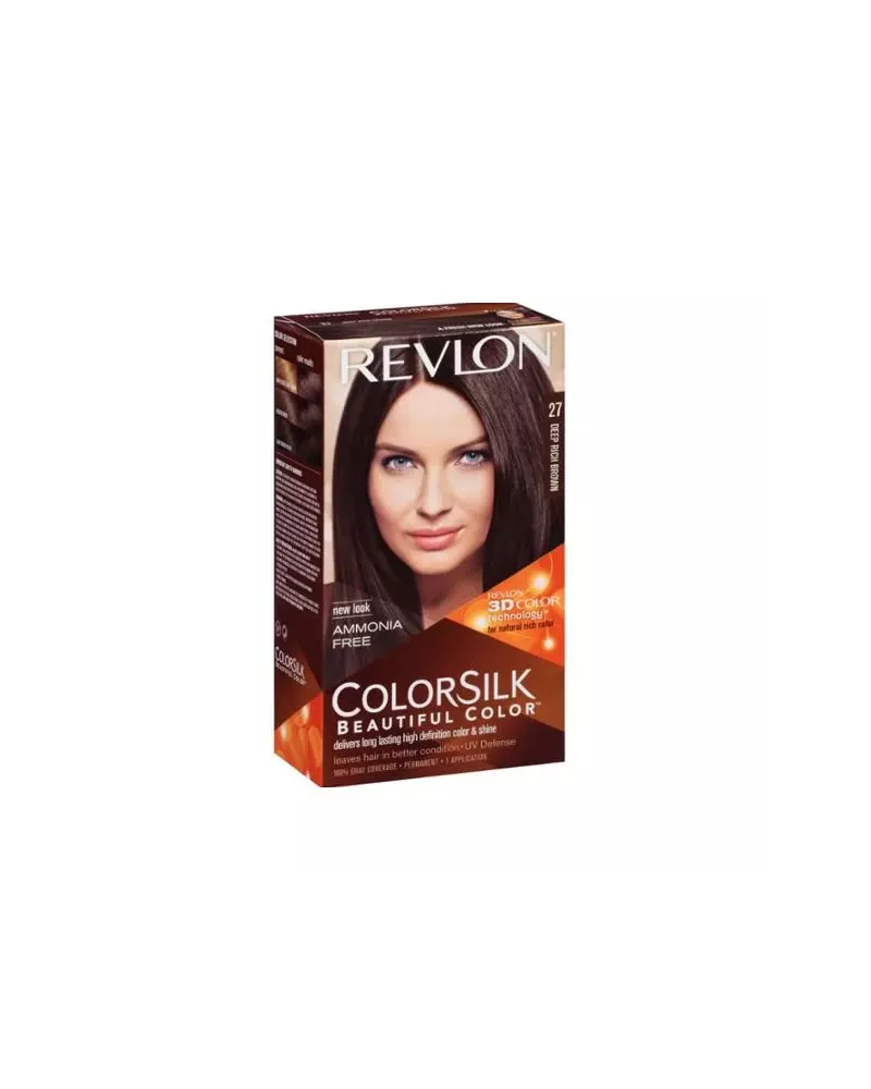 Revlon Colorsilk Sans Amoniaque 27 Deep Rich Brown
