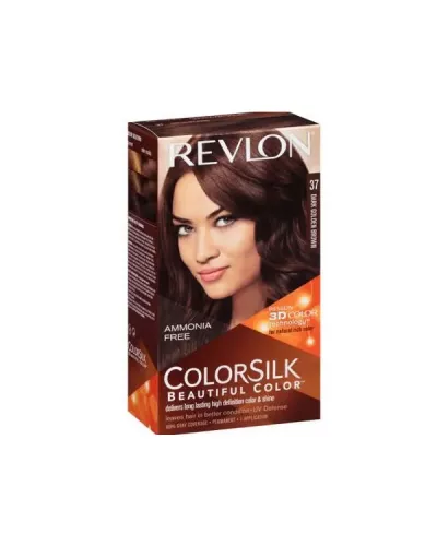 Revlon Colorsilk Sans Amoniaque 37 Dark Golden Brown