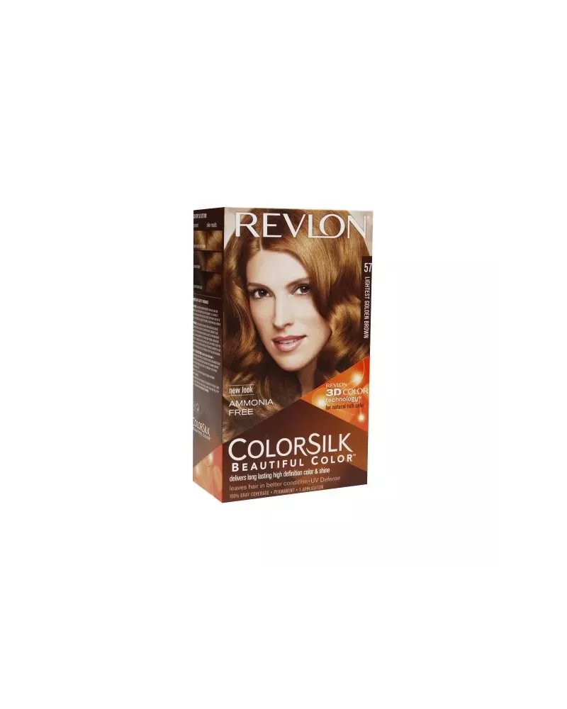 Revlon Colorsilk Sans Amoniaque 57 Lightest Golden Brown