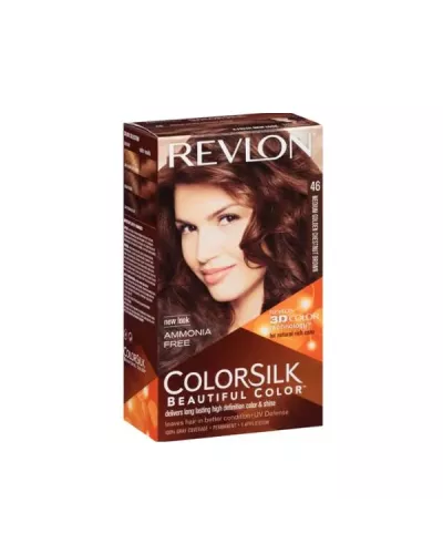 Revlon Colorsilk Sans Amoniaque 46 Medium Golden Chestnut Brown