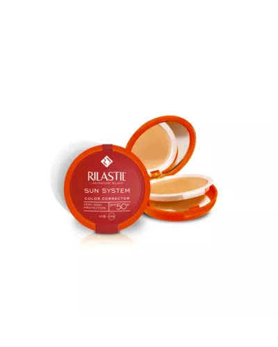 Rilastil Sun System Uniform Compact Cream Spf50+ Shade 02 Dore 10g