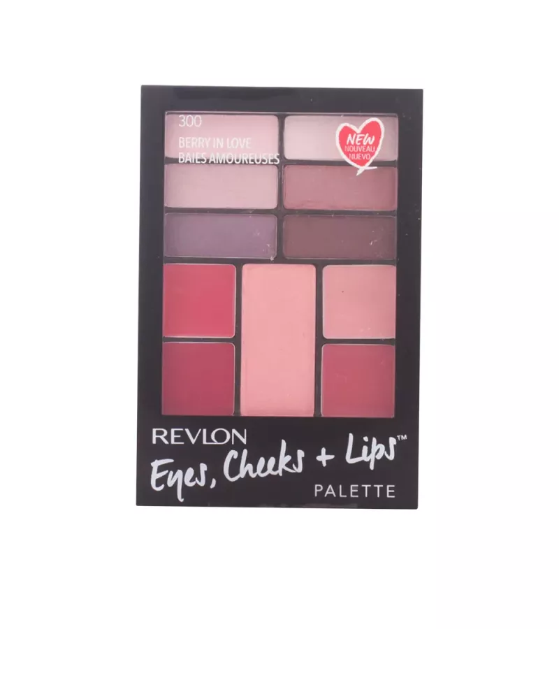 Revlon Eyes Cheeks Lips Palette 300 Berry In Love
