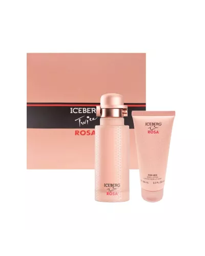 Iceberg Twice Rosa Eau de Toilette 125ml Spray Loción Perfumada Corporal 100ml