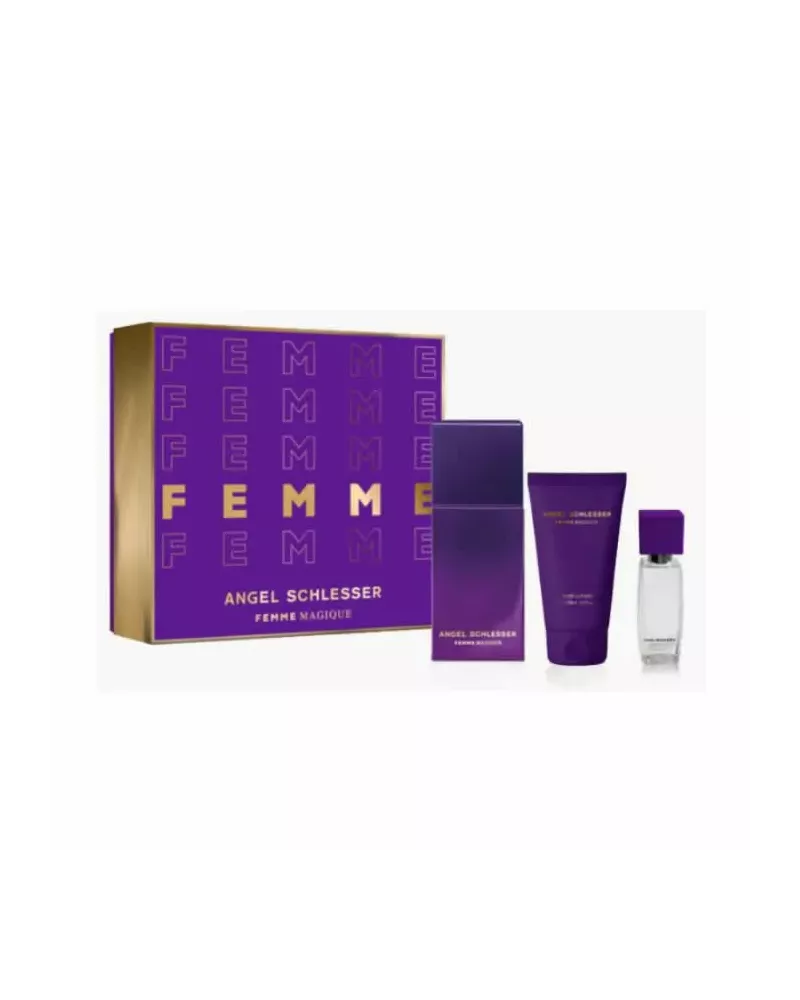 Angel Schlesser Femme Magique Eau De Toilette Vaporisateur 100ml Coffret 3 Produits