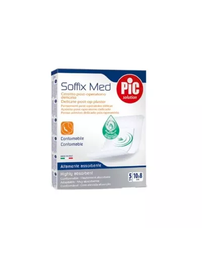 Pic Soffix Med Sterile Dressing 10x8cm 5U